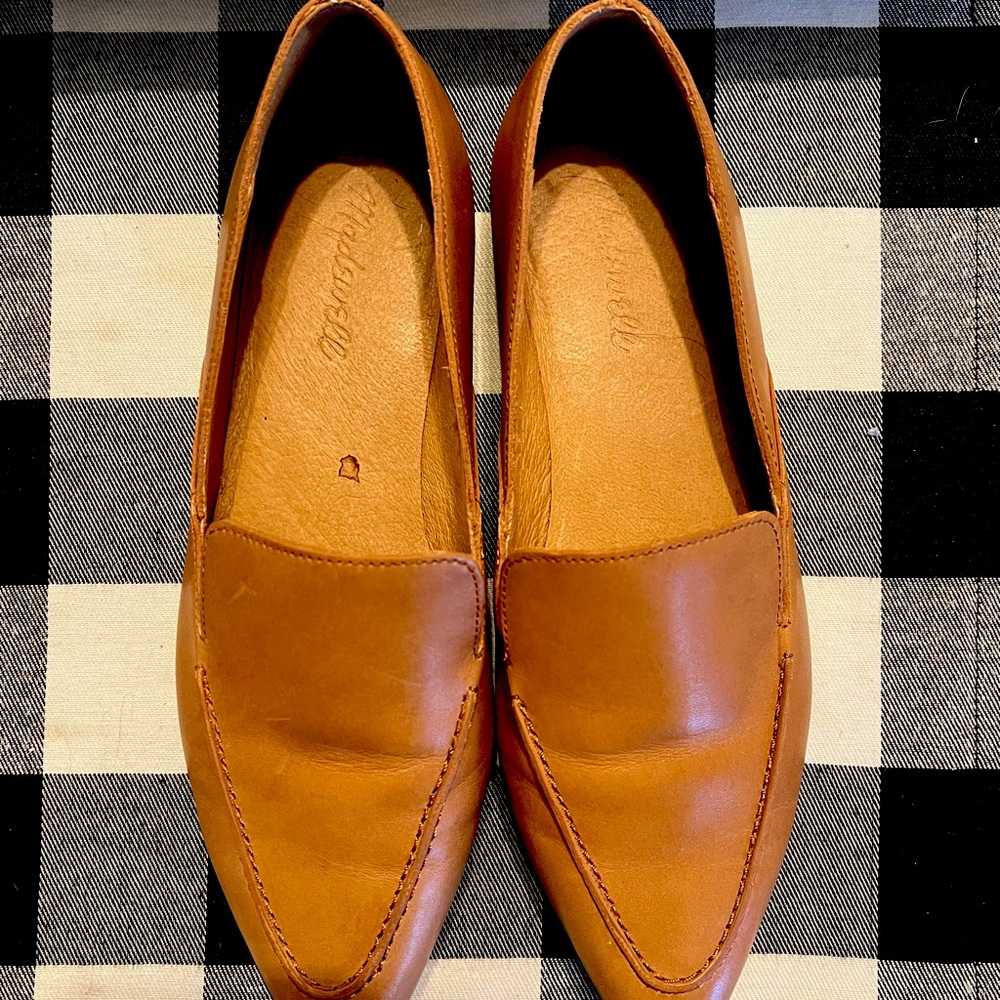 Madewell Brown Leather loafers